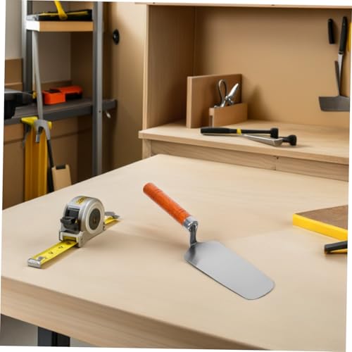 Truelle de maçonnerie inox pour lissage de béton et jointoiement précis de carrelage - 8