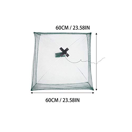 Rede de pesca Besportble, rede de pesca dobrável, rede de pesca, armadilha de peixe, rede de pesca p