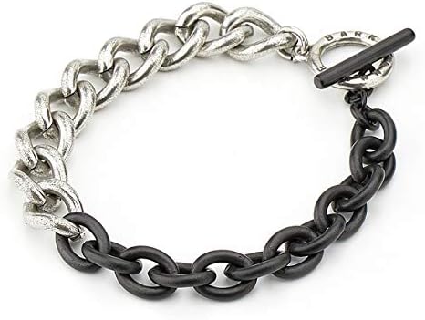 Amazon Co Jp ナノ ユニバース メンズ Nano Universe Bark Accessory コンビチェーンブラスブレス 360パターン1 F ジュエリー