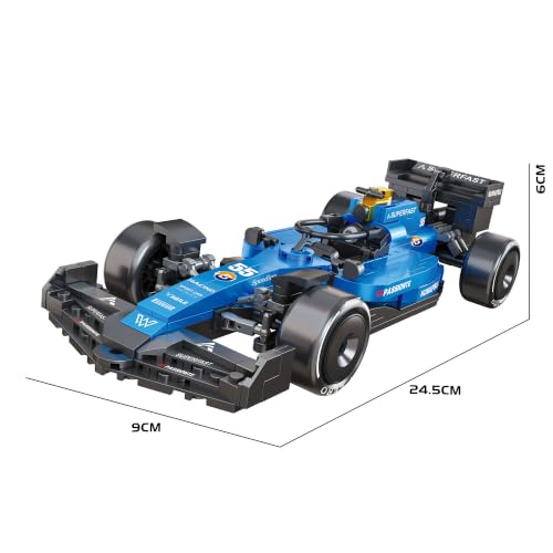 Image of Hurricane F1 Race Car Building Block Toy Set for 7+ (458 Pcs)