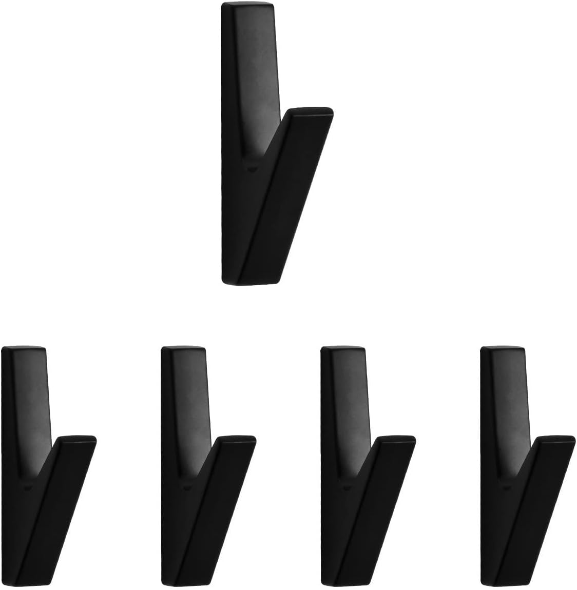 Wall-Mounted Coat Rack 5Pcs Matte Wall Hooks Bathroom Accessories Coat Hooks Towel Hook Creative for Key Hat Bag Home Decorative Hook Coat Rack Hooks