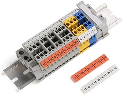 ZB6 Numbers Strip Markers for Rail Mounted Terminal Blocks (20)