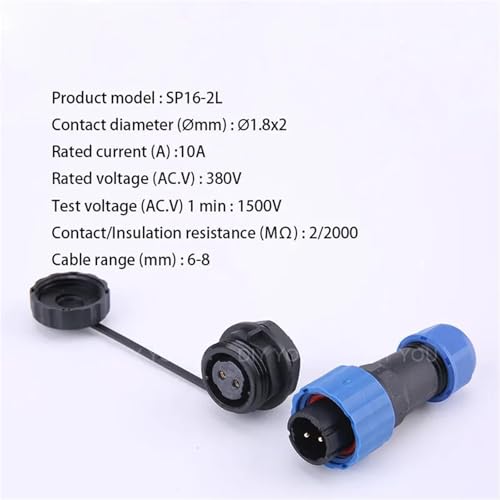 Conector SP16 para automatización y proyectos de electrónica en paneles 7