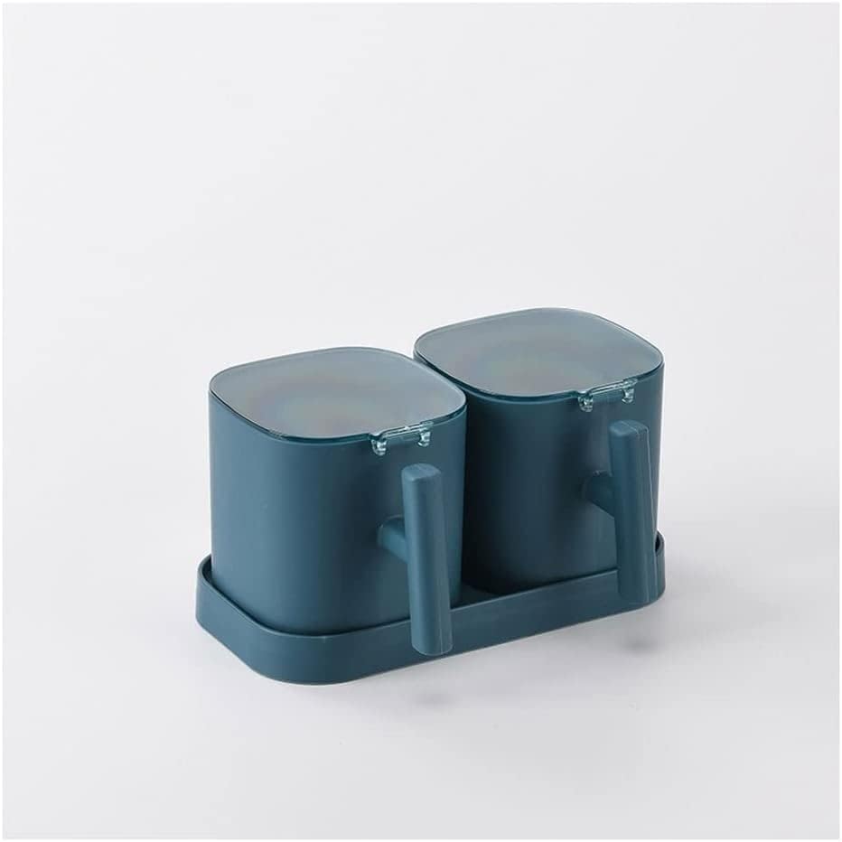 調味料缶 透明調味料ボックスセット スプーン付き 蓋とシュガーボウル トレイ キッチン スパイスコンテナ 砂糖 塩 スパイス 調味料