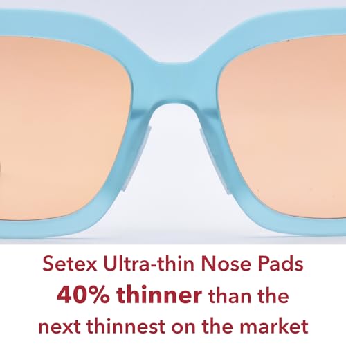 Image of Setex Gecko Grip Ultra-Thin 0.6mm Anti Slip Eyeglass Nose Pads 15 Pr. Clear