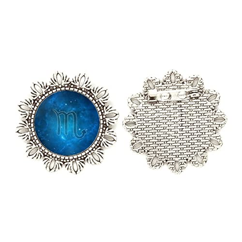 Broche de plata Escorpio para realzar tus looks de noche estrellada