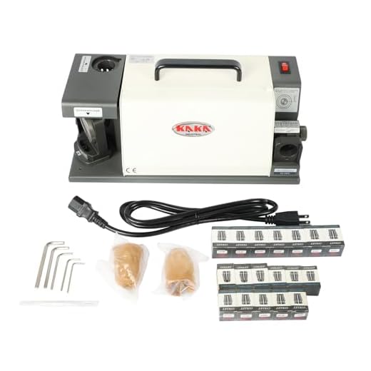 Kaka Industrial TX-Z20 Drill Bits Sharpener and Grinder 18 Collects Drill Grinding Machine Portable Grinding Sharpening Machine CNC Router Bit Sharpener