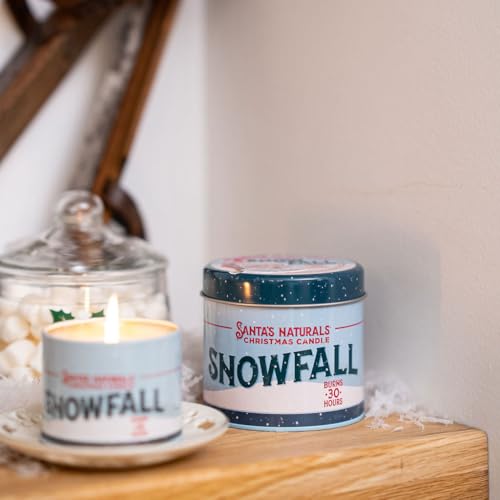 Santasnaturalssnowfallchristmascandles9oz2packnotesofpinecitruseucalyptuschristmasgifteachcandleburns30hoursmadeinusasoyandbeeswaxblendwithessentialoils  Urban Country Home Decor Santas naturals snow fall christmas candles 9oz 2 pack notes of pine citrus eucalyptus christmas gift each candle burns 30 hours made in usa soy and beeswax blend with essential oils  urban country home decor