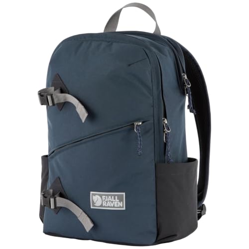 Image of Fjallraven Vardag Backpack 17 | Classic Daypack, Recycled Fabric Construction - School, Travel, Vardag Backpack 17, Navy
