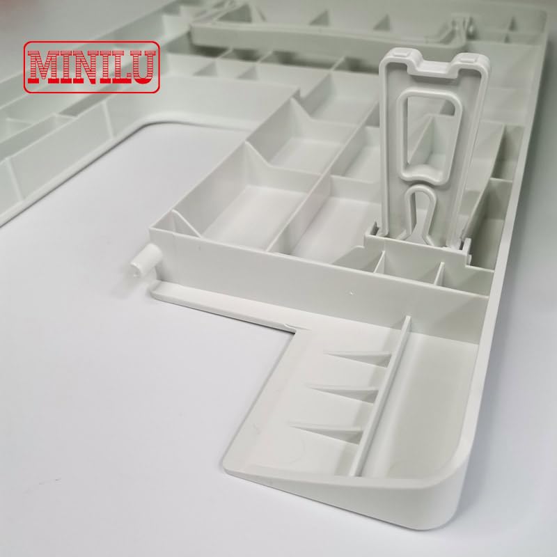 Асты view of the Phicus sewing machine extension table, showing its support structure.