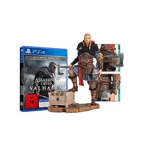 Assassin's Creed Valhalla Ultimate Edition + Eivor Wolfsmal Figur - [PlayStation 4]