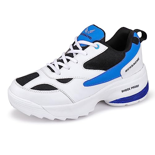 Image of BERSACHE Sneaker, Loafers,Casual With Extra Comfort Sneakers For Men(White)