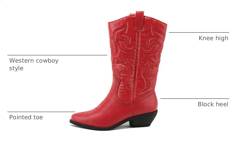 Image of Soda Women's Mug Round Toe Faux Suede Stacked Heel Western Ankle Bootie