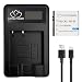 LOTUS POWER NP40 Battery and Charger, LCD Intelligent Charger & NP-40 Battery for Casio Exilim EX-Z750 EX-Z1000 / PIXPRO AZ521 / Pentax XG-1 Digital Cameras