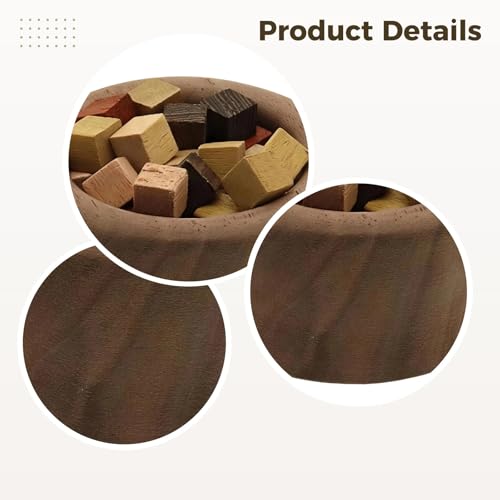 Difusor aromático eléctrico de madera negro 2 piezas miniatura 2
