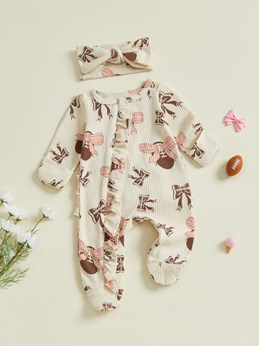 Baby Girl Christmas Outfit Long Sleeve Romper Infant Onesie Newborn Jumpsuit Clothes My First Christmas Outfits2