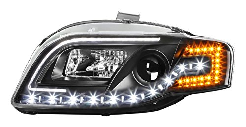 Dna motoring hl-hpl-drl-a405-bk black amber signal led …
