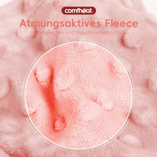 Comfheat Koliken und Gas Relief für Neugeborene und Kleinkinder, beheizte Tummy Wrap, Baby-Gürtel mit beruhigender Wärme, natürliche Hilfe für Magenverstimmung in Babys Kleinkinder, 0-3 Jahre (Rosa)