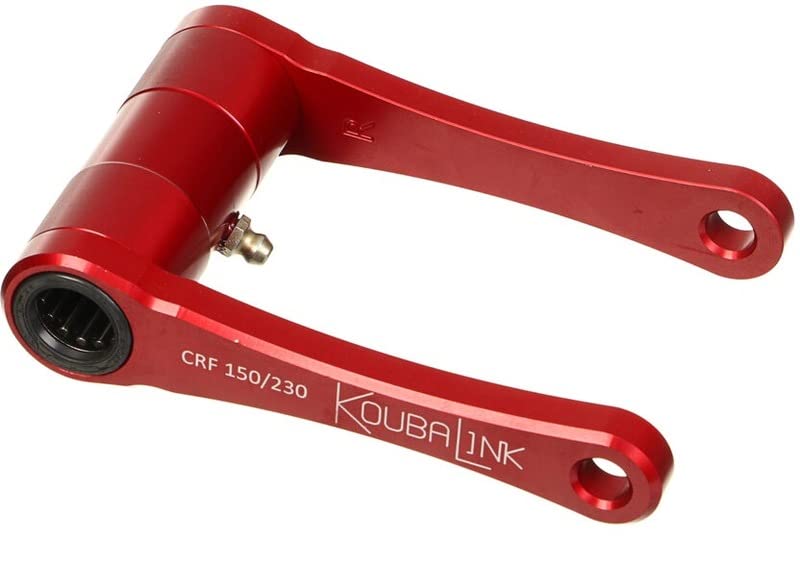 Kit de rabaissement de selle Honda CRF230F biellette rouge suspension