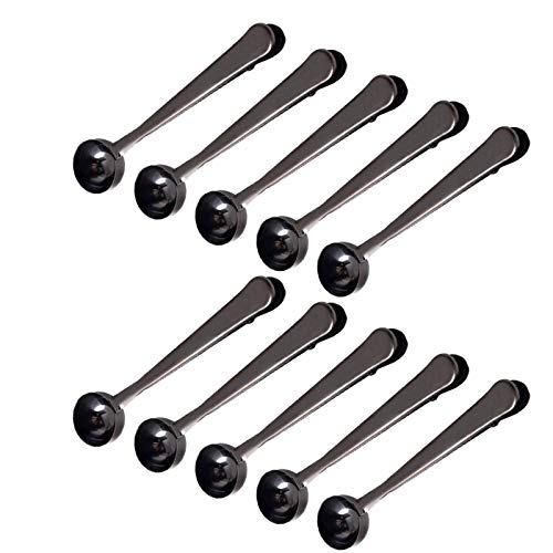 10 Pcs Scoop With Clip,2-In-1 Stainless Steel Coffee Scoop And Bag Clip For Measuring Coffee, Tea，Protein Powder, Instant Drinks #TOP17