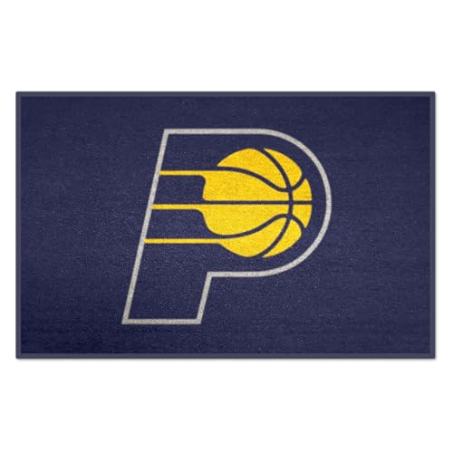 FANMATS 11909 Indiana Pacers Starter Mat Accent Rug - 19in. x 30in. | Sports Fan Home Decor Rug and Tailgating Mat