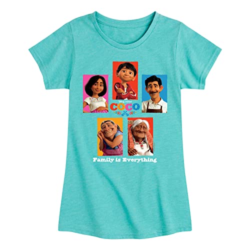 Disney - Coco - Family is Everything - Toddler and Youth Girls Short Sleeve Graphic T-Shirt
