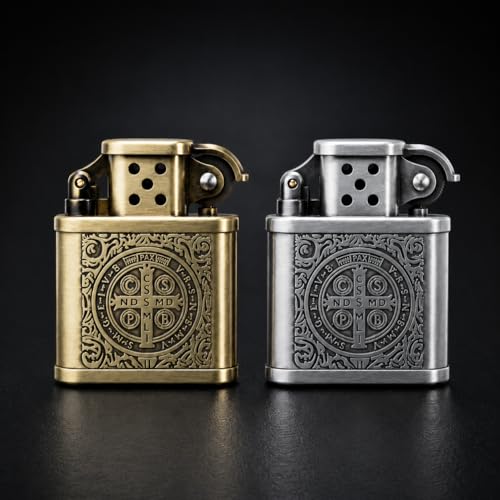 2 Encendedores antiguos reutilizables de queroseno miniatura 3