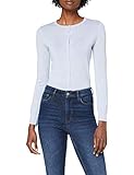 Ligero FIND Merino Crew Neck, chaqueta punto Mujer, Azul (Light Blue 131454), Medium