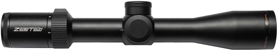 ZeroTech Optics Thrive 3-9x40mm Rifle Scope - ZEROPLEX Reticle, Second Focal Plane (SFP), 40mm Objective, 30mm Tube, Lightweight Optic Built for Hunting & Field Use
