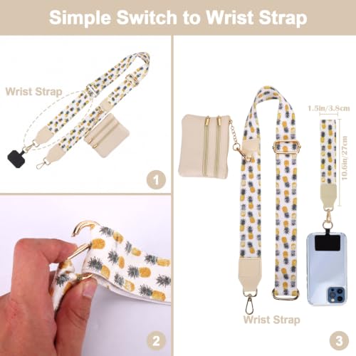 Image of XANGNIER Clip and Go Strap for Phone with Wallet Crossbody,Multicolor 39