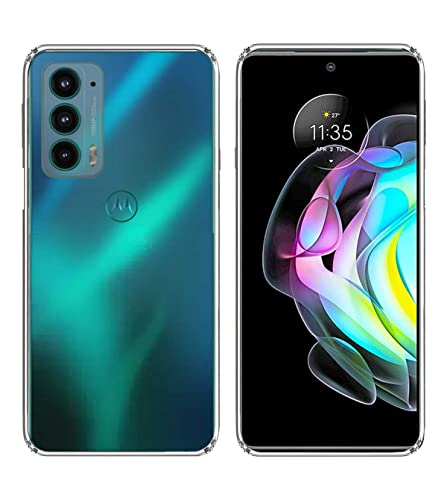 Image of Soft Flexible Silicone Back Cover Compatible with (Motorola Edge 20, Transparent Case)