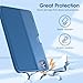 ProCase Smart Case for iPad Pro 11 Inch 2024 M4 with Pencil Holder, Clear Back Slim Tri-Angle Folio Stand Shell Tablet Cover for iPad Pro 11” 2024 5th Generation-Teal