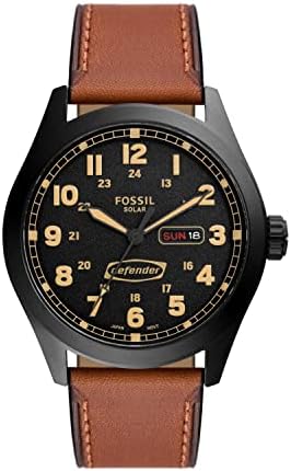 Fossil Men's Defender Solar-Powered Stainless Steel Watch