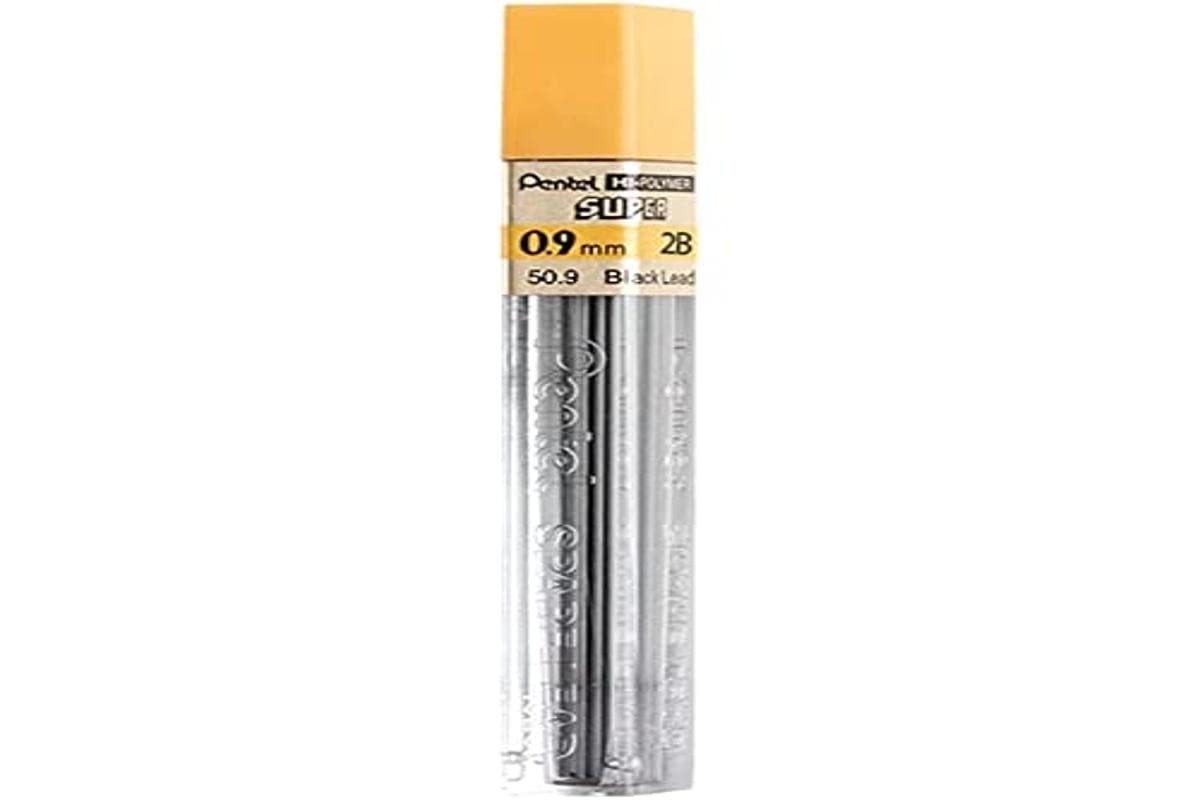 Pentel - Super Hi-Polymer 0.9 mm 2B leads