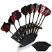 Enjoyard 2-in-1 Dart Holder and Wall Dart Holder Made of Wood, Dart Holder, High-Quality Dart Holder, Presentation Display, Darts Rack, Dart Holder, Premium Dart Accessories (Black, 1 Piece)