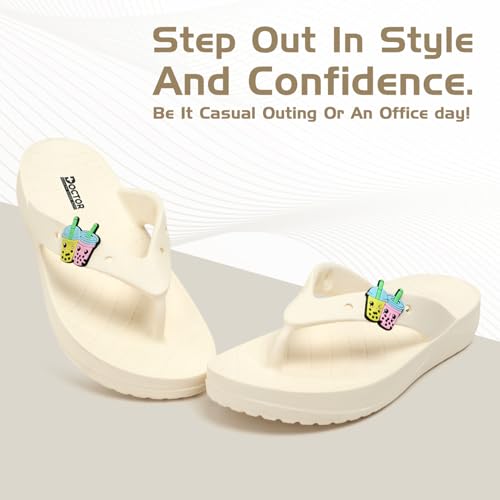 Image of DOCTOR HEALTH SUPER SOFT Ultra Soft Cushion Footbed Women Slipper | Comfortable Light Weight With Waterproof Slippers |Adult Flip Flops Mild Acupressure | Everyday Wear