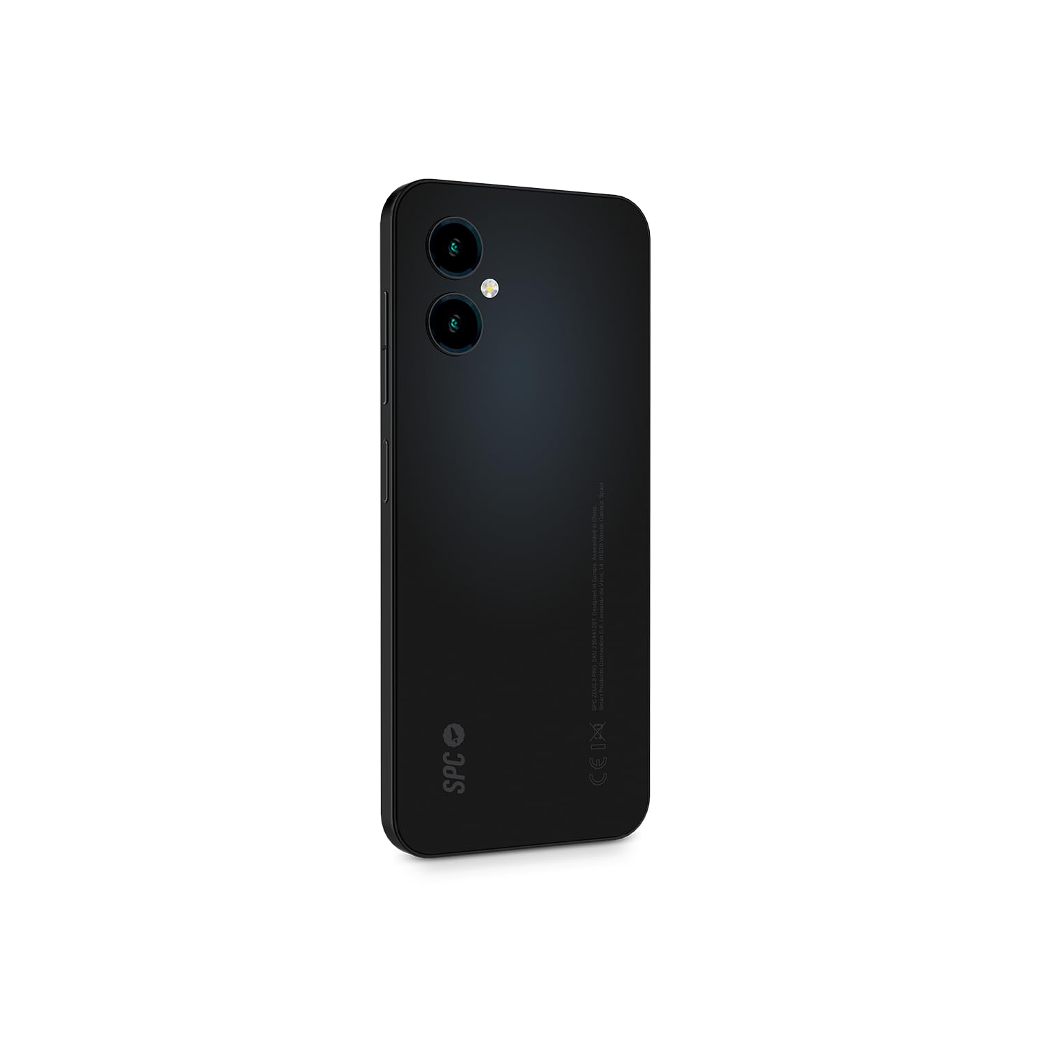 SPC Zeus 2 Pro smartfon dla starszych kompatybilny z aplikacją do zdalnego sterowania i lokalizacji | łatwy tryb, przyciski fizyczne, ikony XXL | 6.1", dwie kamery, 128 GB | stacja ładująca, przycisk