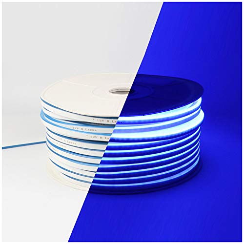XIANGMENG Tira de luz flexível de silicone de 12 V cortável, tira de nênon à prova d'água, muito ma