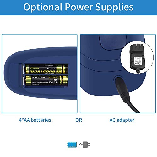 AFMAT Electric Stapler, Automatic Desktop, Heavy Duty, 25 Sheets, Blue