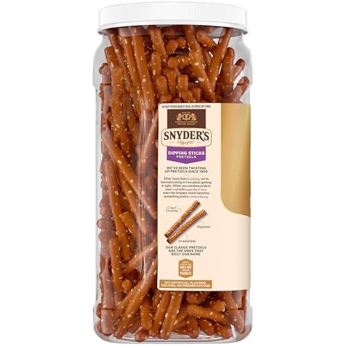 Image of Snyder's of Hanover, Pretzel Dipping Sticks, 24 Oz Canister