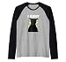 Funny Evil Larry Cat Dank Brainrot Meme Gifts, Cat Meme Raglan Baseball Tee