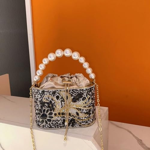 Sac de banquet anti-perte d'objets avec organiseur de soirée strass