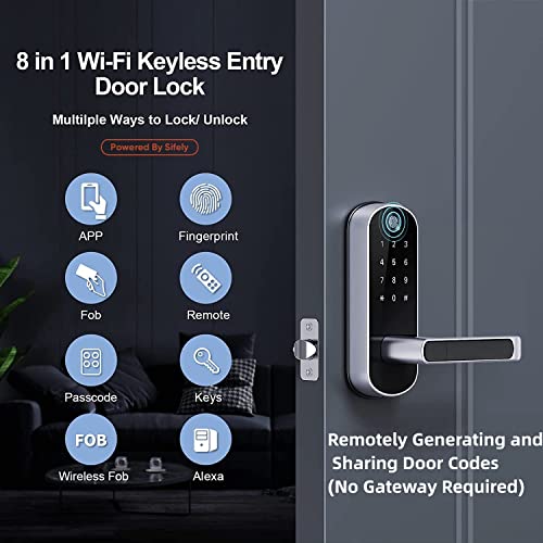 Dermum Smart Lock, Keyless Entry Door Lock, Smart Door Lock, Smart Lock For Front Door, Door Lock With Keypad, Fingerprint Door Lock, Biometric Door Lock, Digital Door Lock With Handle #TOP1