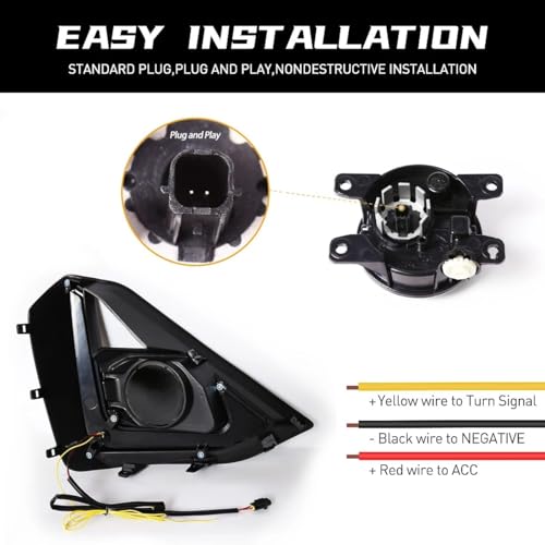 Ensemble antibrouillard clignotants LED pour CR-V Civic 12V - 2