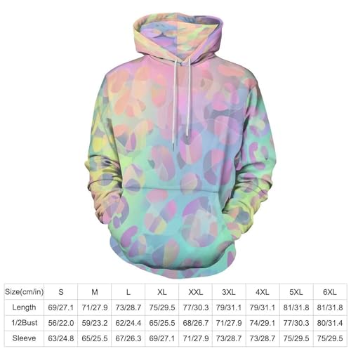 Sweat à capuche imprimé 3D léopard, le pull imprimé couple personnalisé idéal pour offrir - 5