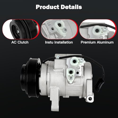 Image of Air Conditioning Compressor for Dodge Dakota for Ram 1500 2500 3500 04-2007