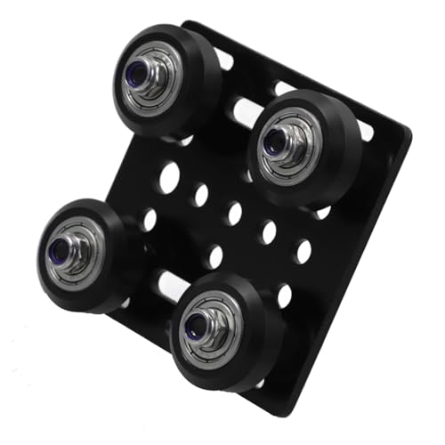 GLEAVI Printer Pulley European Aluminum Profile v Wheel Plate Heavy Duty High Precision Compatible Series Printer Gantry