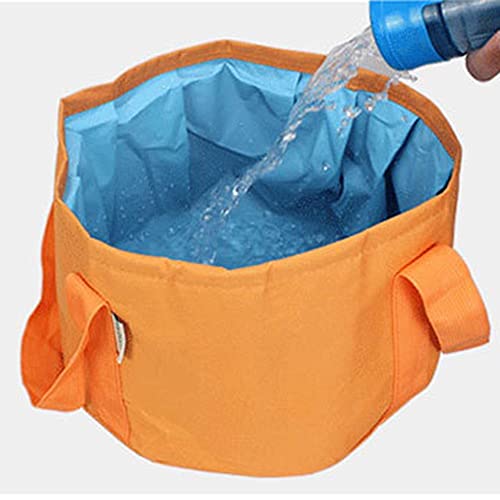 Cubeta Plegable para Pies, Portátil para Viaje, Impermeable miniatura 2