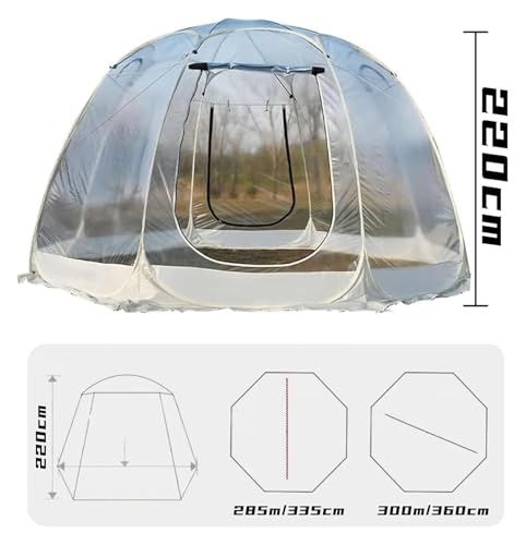 Carpa transparente tipo cúpula para 5-8 personas miniatura 2