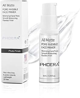 PHOERA Face Primer, Pore Primer Under Foundation, Oil-control Long Lasting Makeup Foundation Primer, Oil-free Makeup Base for All Skin Types (6ml)
